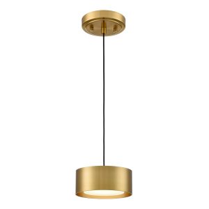 AXILAND LED Gold Pendant Light Fixture for Kitchen Island