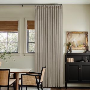 Farmhouse Pleated Curtains 60x90 – Light Filtering Living Room Panel