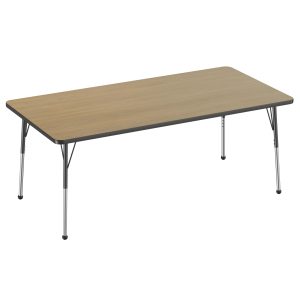 Correll Activity Tables with Colonial Hickory Finish