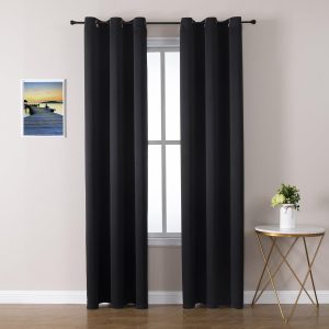 ChrisDowa Blackout Curtains 78 Inch Length – 2 Panel Set