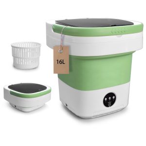 16L Portable Foldable Washing Machine with 3 Modes