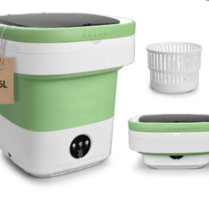 Portable Collapsible Mini Washer & Dryer 3 Modes Green